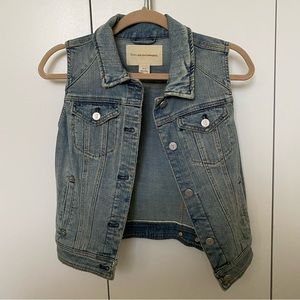 Anthropologie Pilcro and the Letterpress Denim Vest